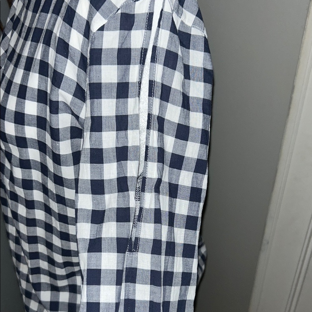 Black and White Checkered Women's Top - Picture 4 of 7